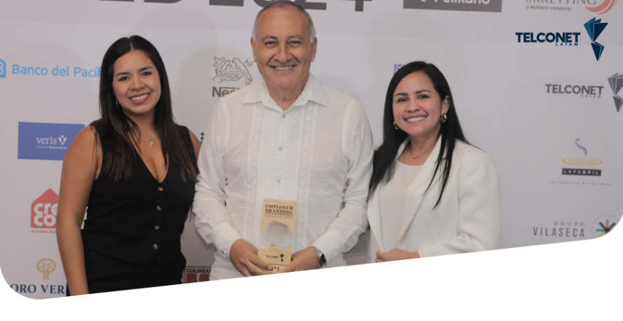 Telconet Latam recibe reconocimiento en Employer Branding Ecuador 2024
