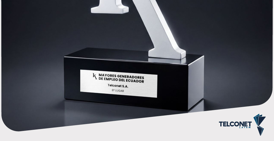 Telconet Latam es reconocida como uno de los mayores generadores de empleo del Ecuador 2025 por Great Place To Work